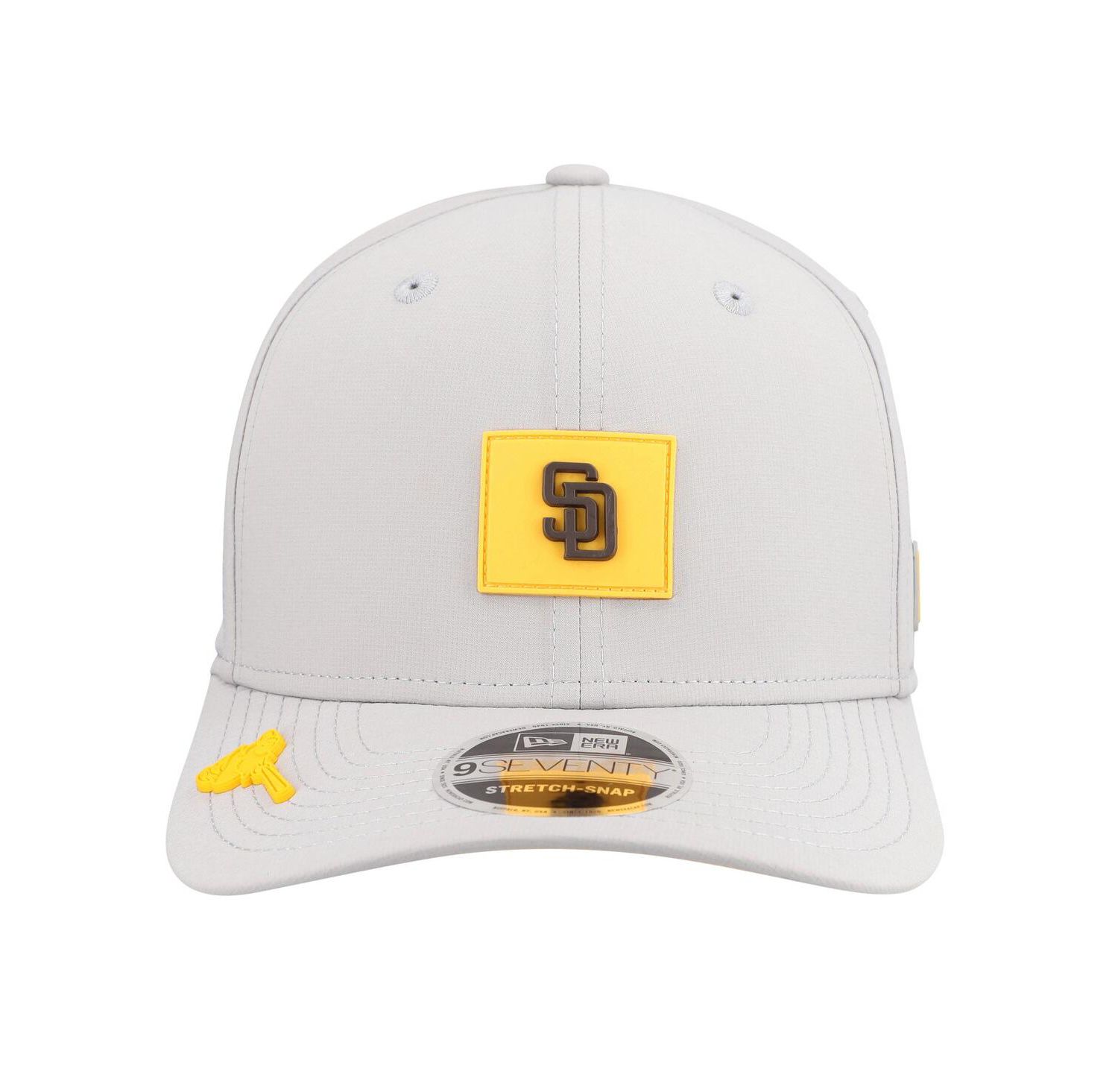 Men's Gray San Diego Padres 2026 Clubhouse 9SEVENTY Adjustable Hat