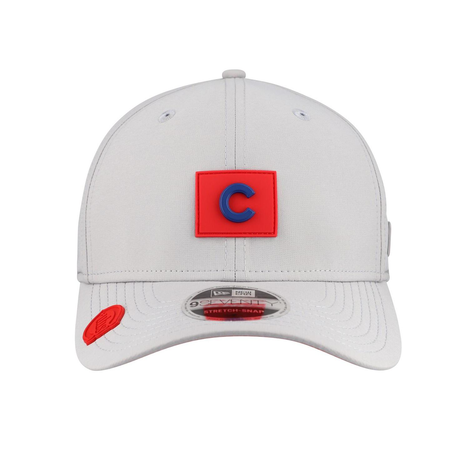 Men's Gray Chicago Cubs 2026 Clubhouse 9SEVENTY Adjustable Hat