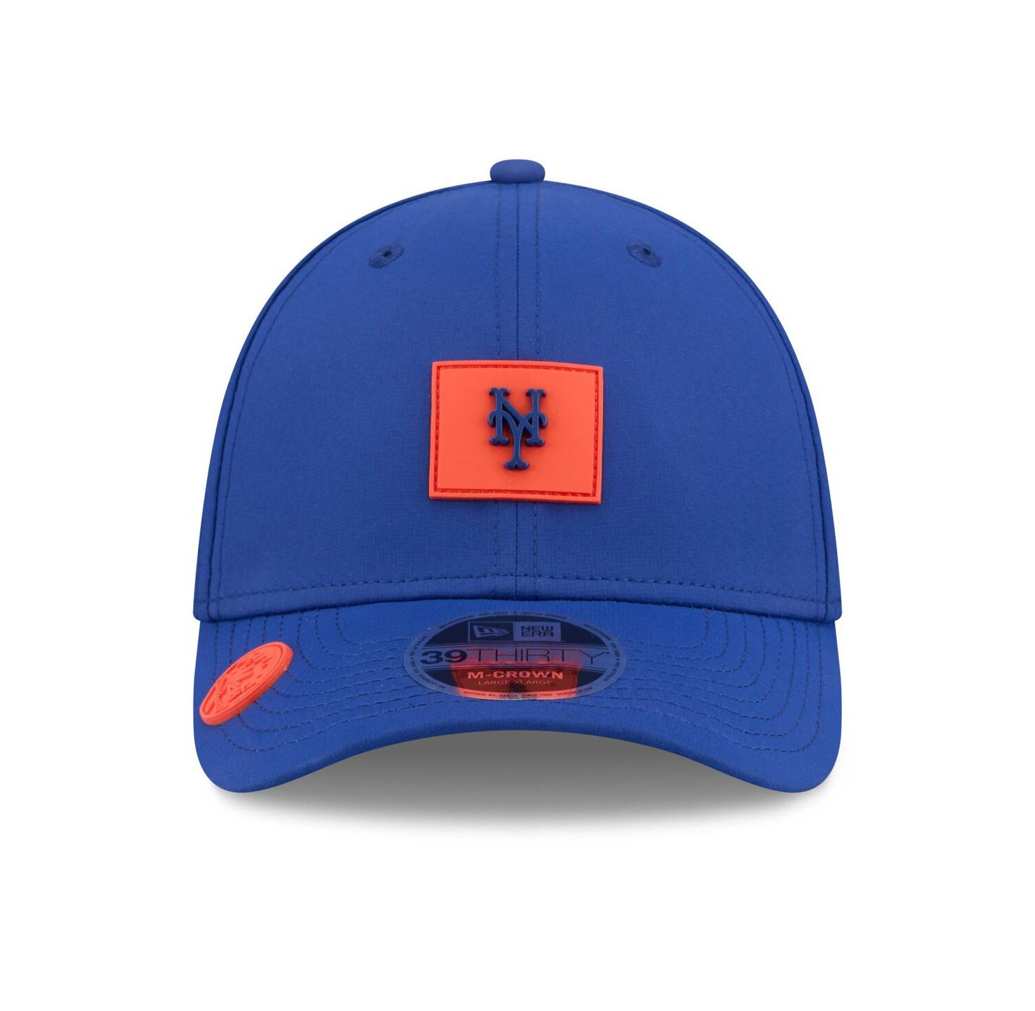 Men's Royal New York Mets 2026 Clubhouse M-Crown 39THIRTY Flex Hat