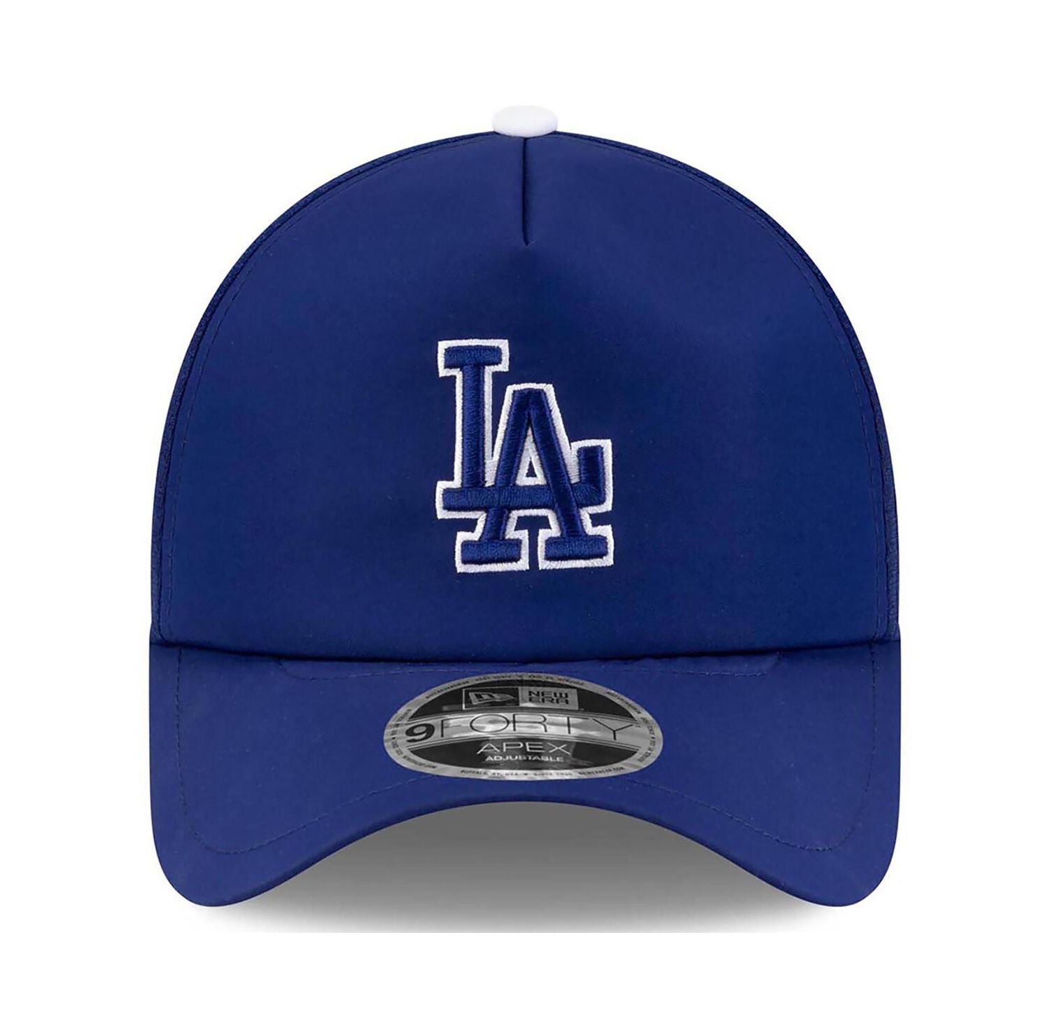 Men's Royal Los Angeles Dodgers 2026 Batting Practice Apex 9FORTY Adjustable Trucker Hat