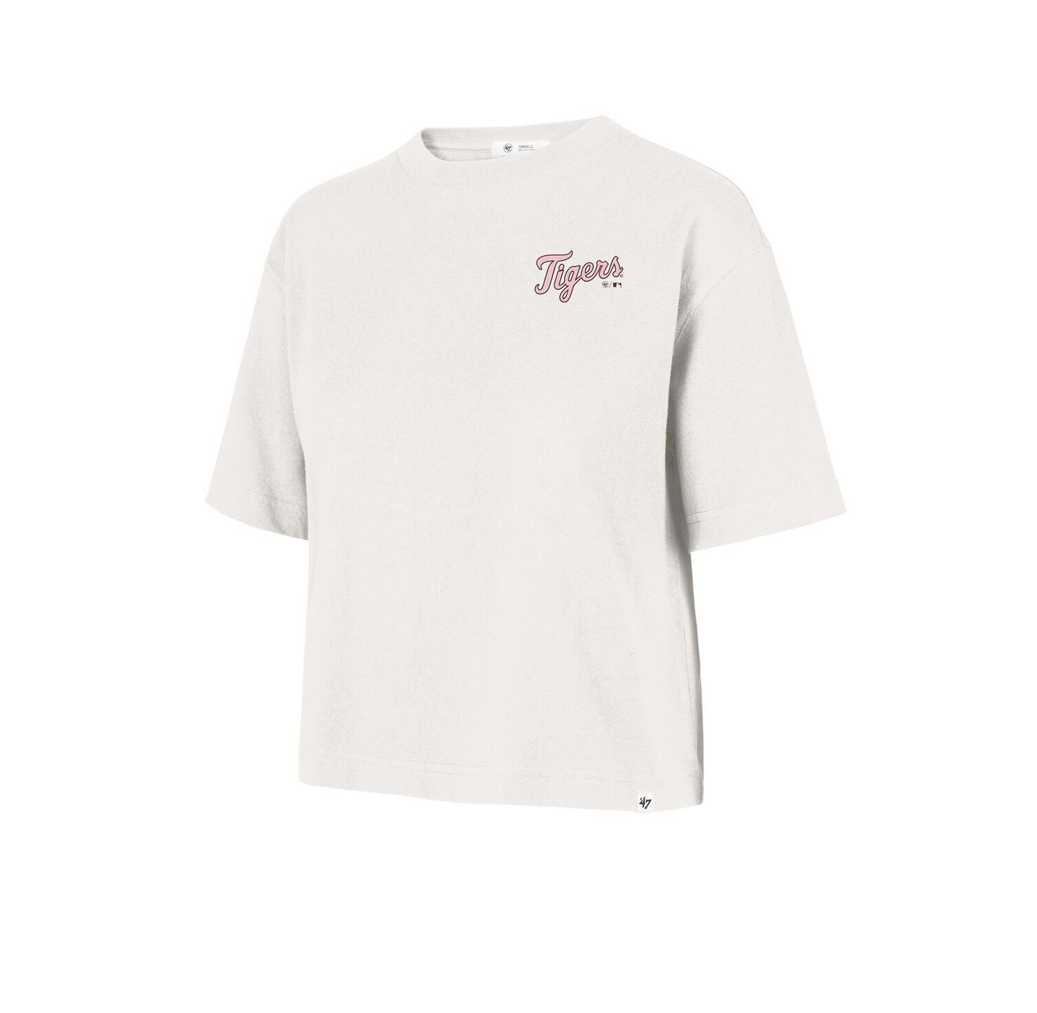 Women's Cream Detroit Tigers Love Letter Reed City T-Shirt