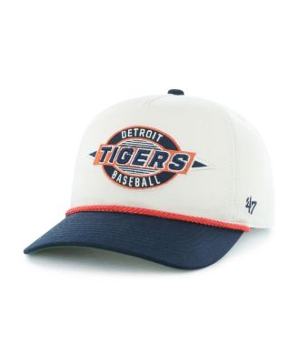 Big Boys and Girls Natural/Navy Detroit Tigers Frame Out Hitch Adjustable Hat