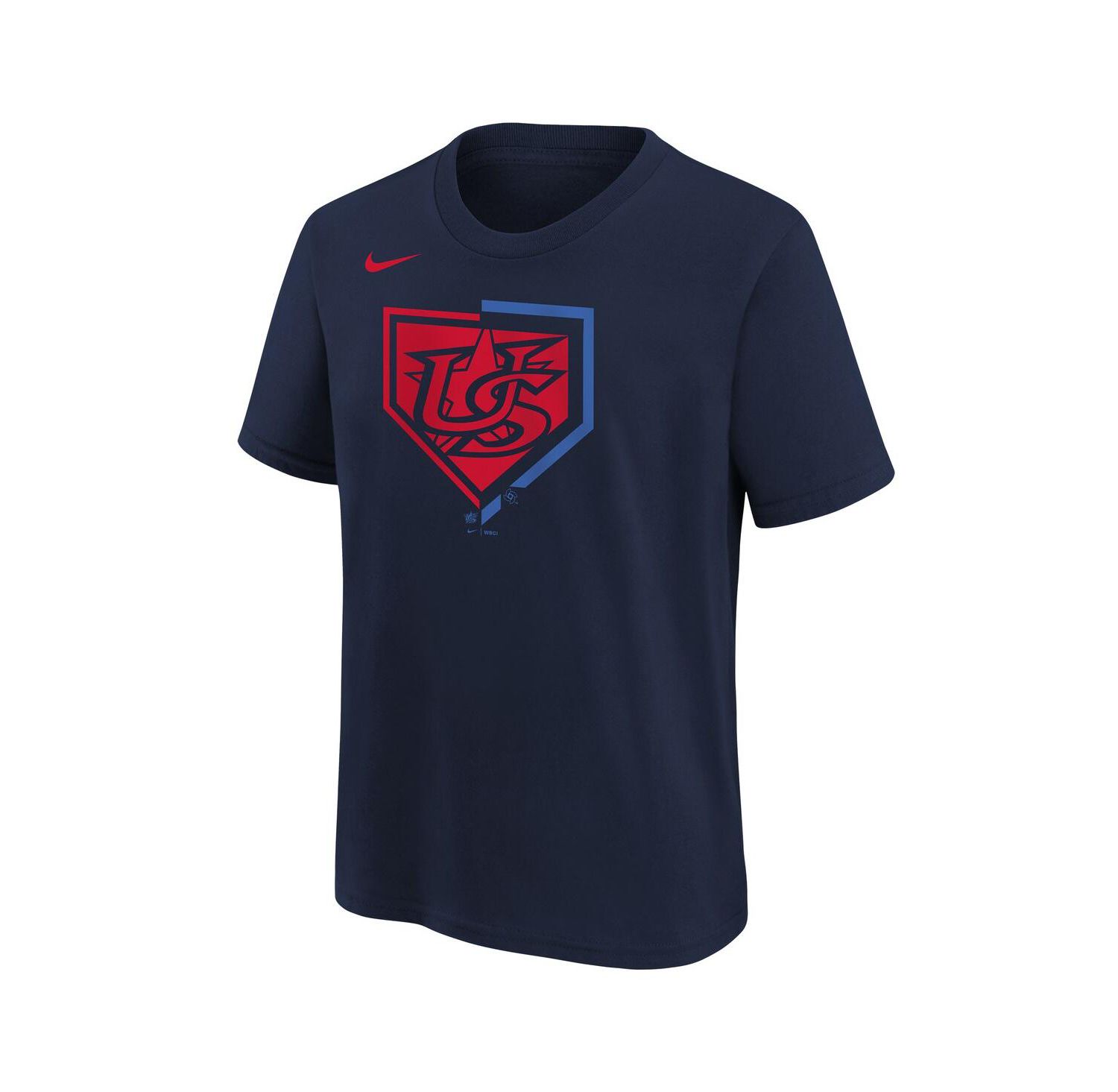 Big Boys and Girls Navy USA Baseball 2026 World Baseball Classic Shield T-Shirt