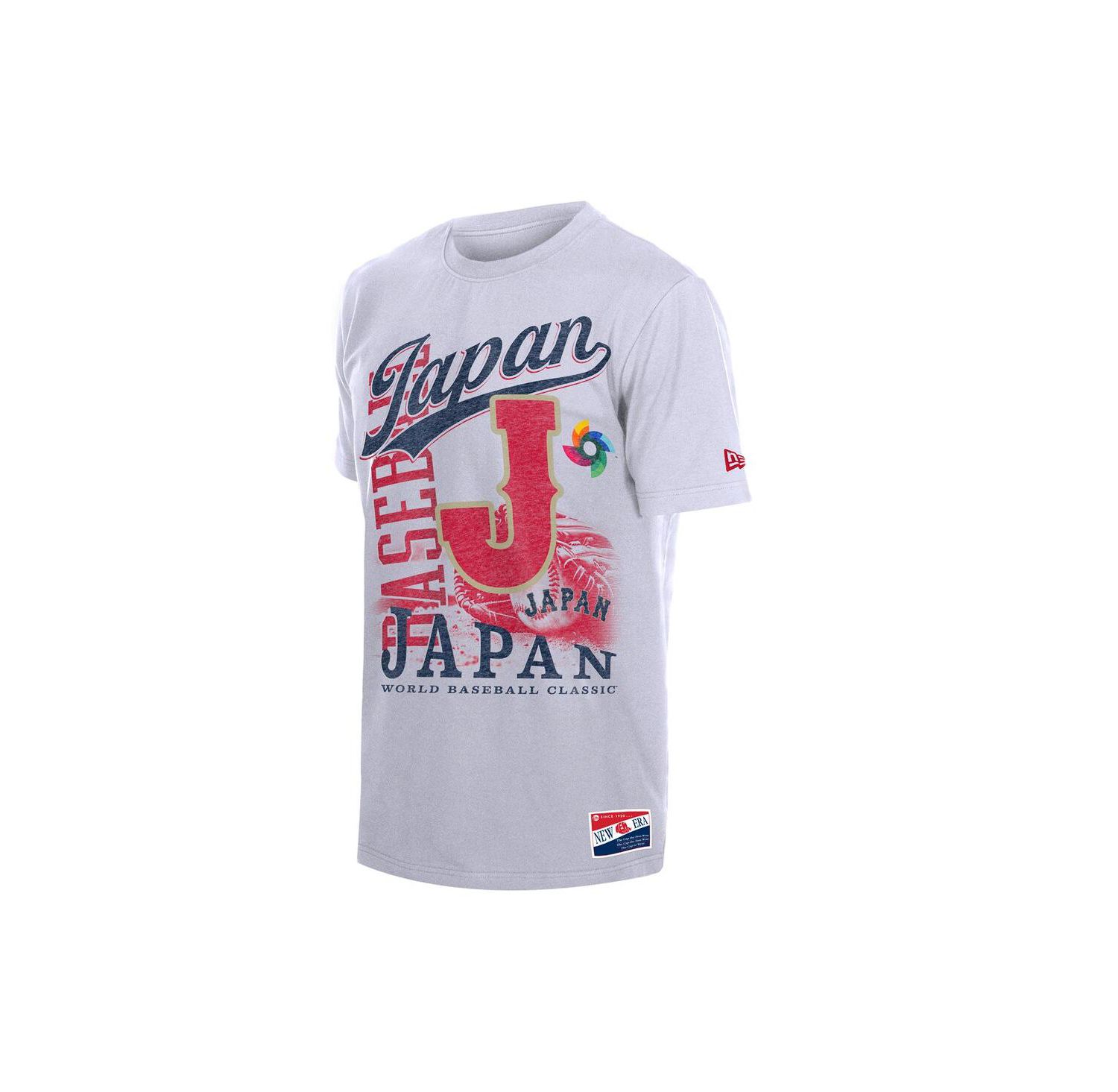 Men's White Japan Baseball 2026 World Baseball Classic Oversized Throwback Distressed T-Shirt