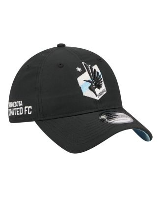 Men's Black Minnesota United FC 2026 Jersey Hook 9TWENTY Adjustable Hat