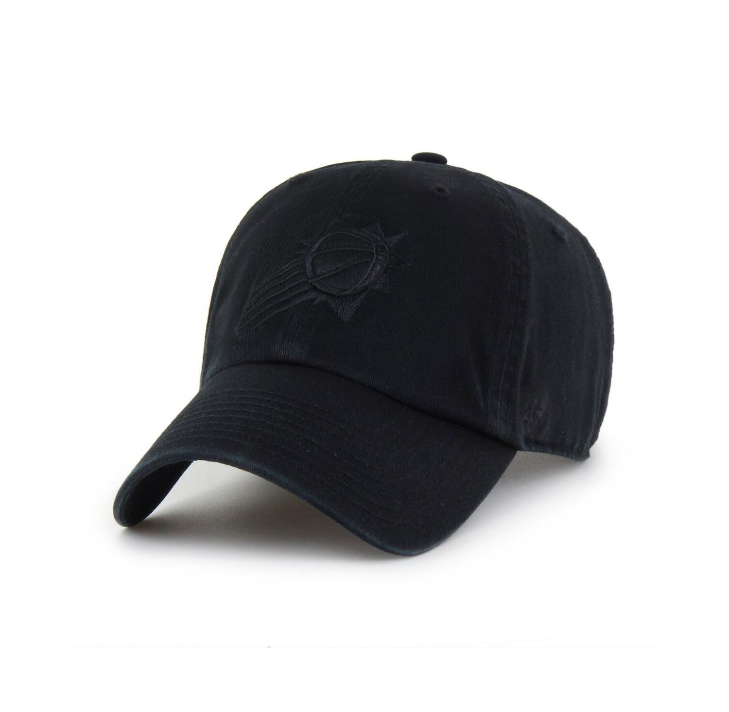 Men's Phoenix Suns Black on Black Clean Up Adjustable Hat