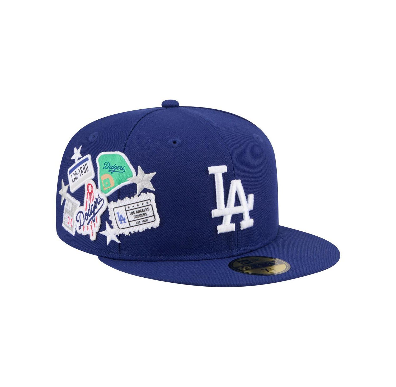 Men's Royal Los Angeles Dodgers City Patch 59FIFTY Fitted Hat