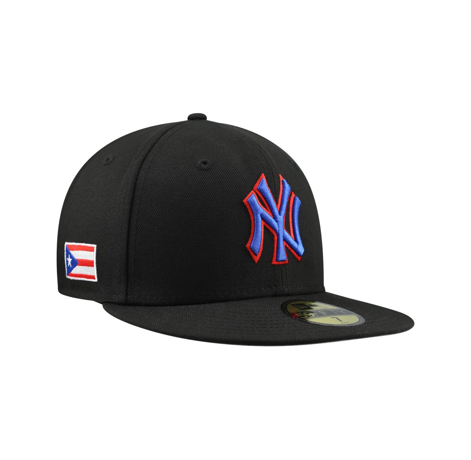 Men's Black New York Yankees Puerto Rico 59FIFTY Fitted Hat