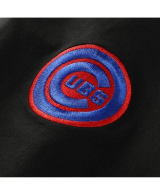 Men's Black Chicago Cubs Puerto Rico Country Flag T-Shirt