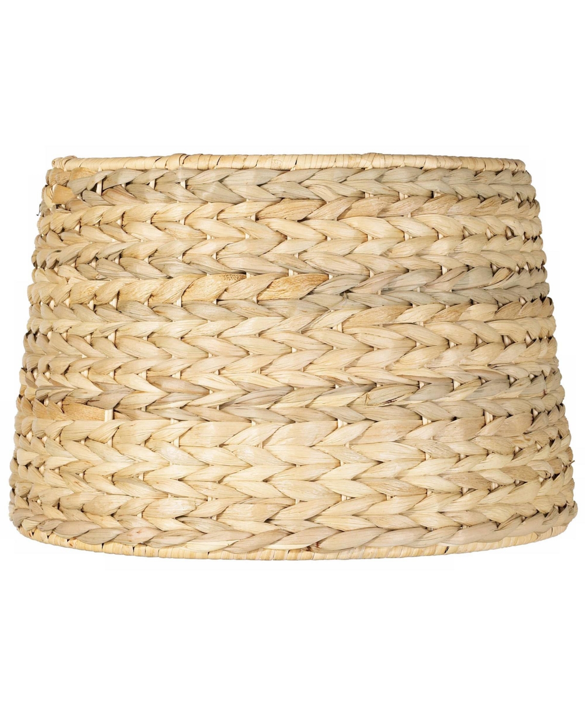 Franklin Iron Works Modern Swing Arm Wall Lamp Plug-In Light Fixture Woven Seagrass Drum Shade for Bedroom Living Room