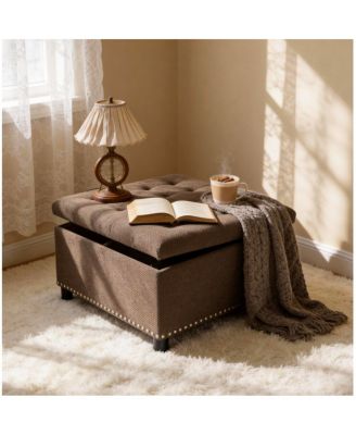 Tufted Storage Ottoman