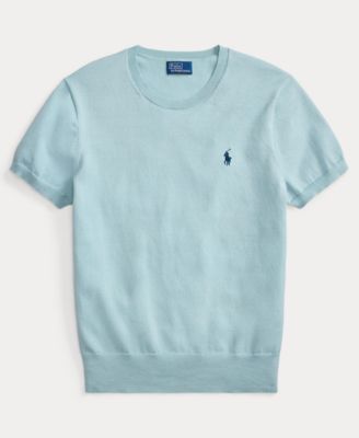 Women's Short-Sleeve Crew Neck Sweater