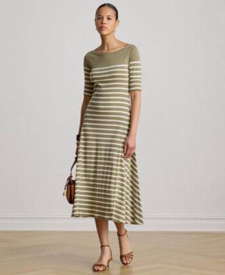 knee length dresses for ladies Macy Off White Midi Dress  Pickering Boxwood