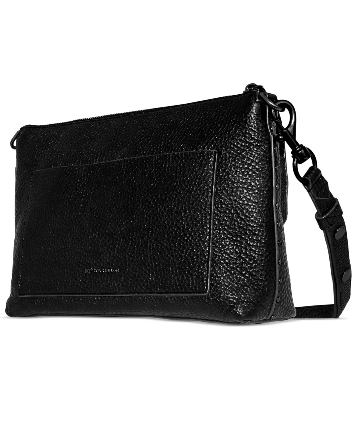 Rebecca Minkoff Darren Zip-Top Leather Shoulder Handbag