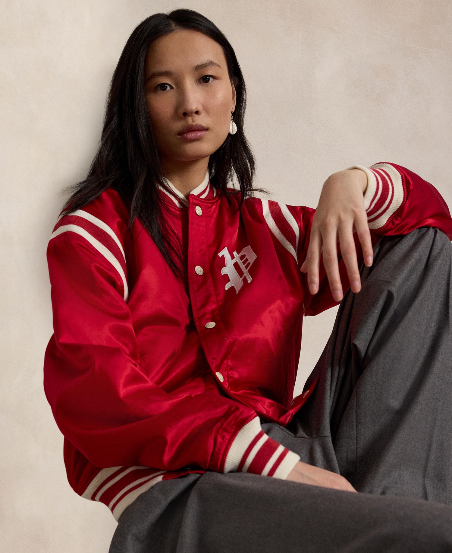 Men's Phillies Striped Baseball Jacket