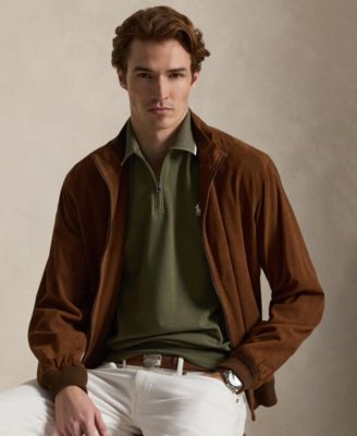 Polo Ralph Lauren Men's Classic-Fit Stretch Mesh Zip Polo Shirt