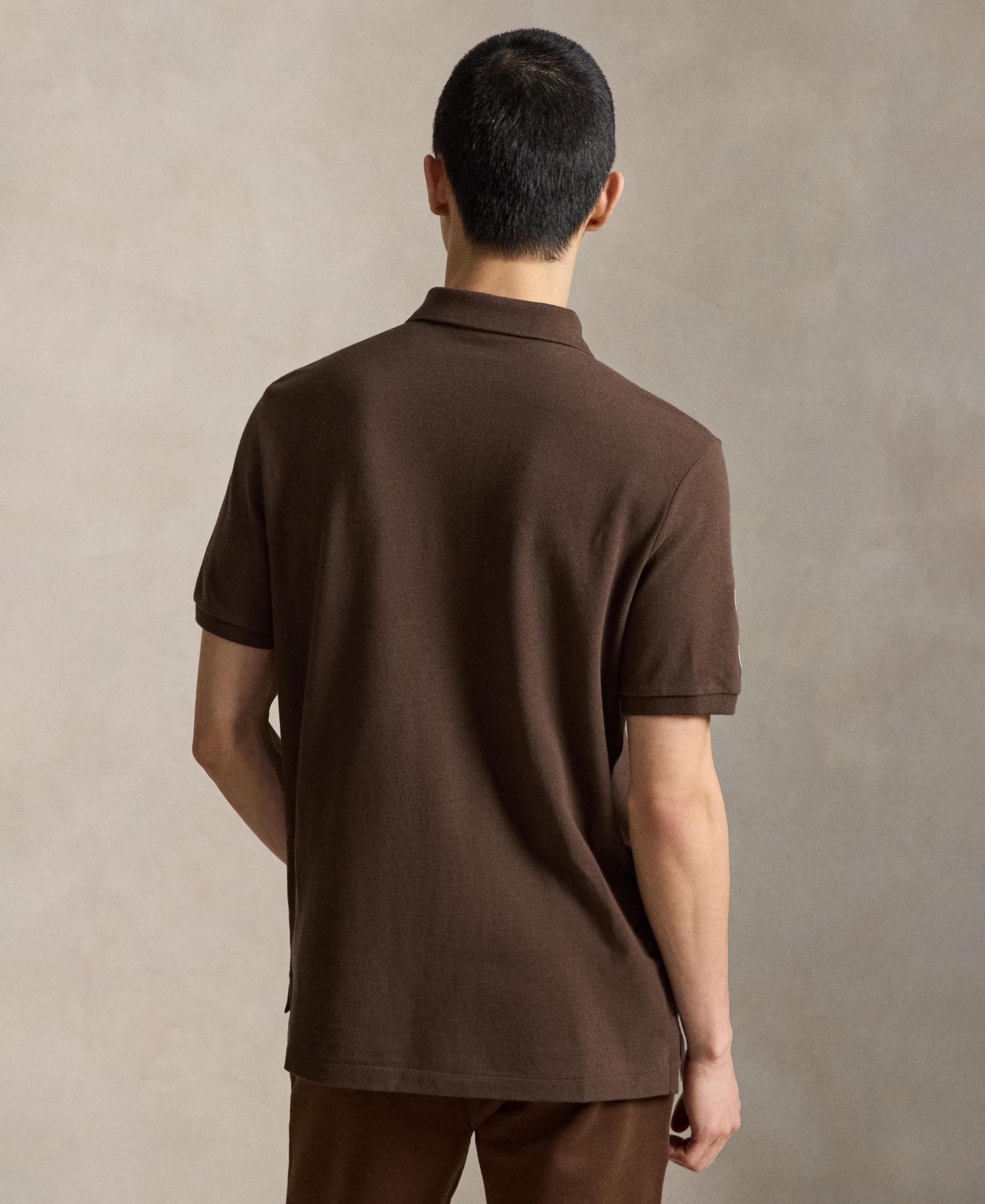 Men's Custom Slim-Fit Big Pony Mesh Polo Shirt