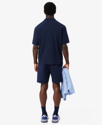 Men's Regular-Fit Logo Stripe Fleece Shorts