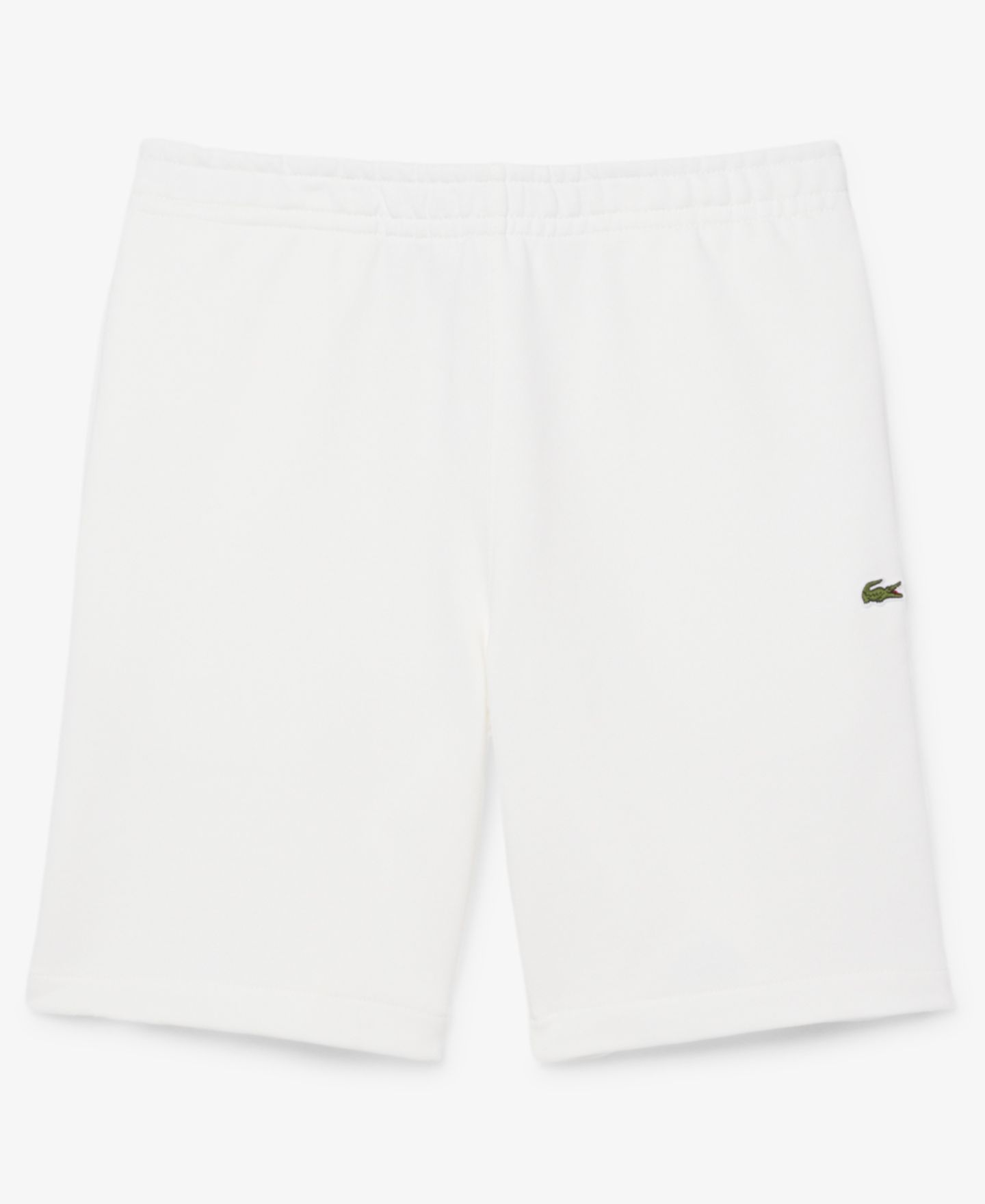 Мужские шорты Lacoste Regular-Fit Logo Stripe Fleece, цвет: Flour — фото 4