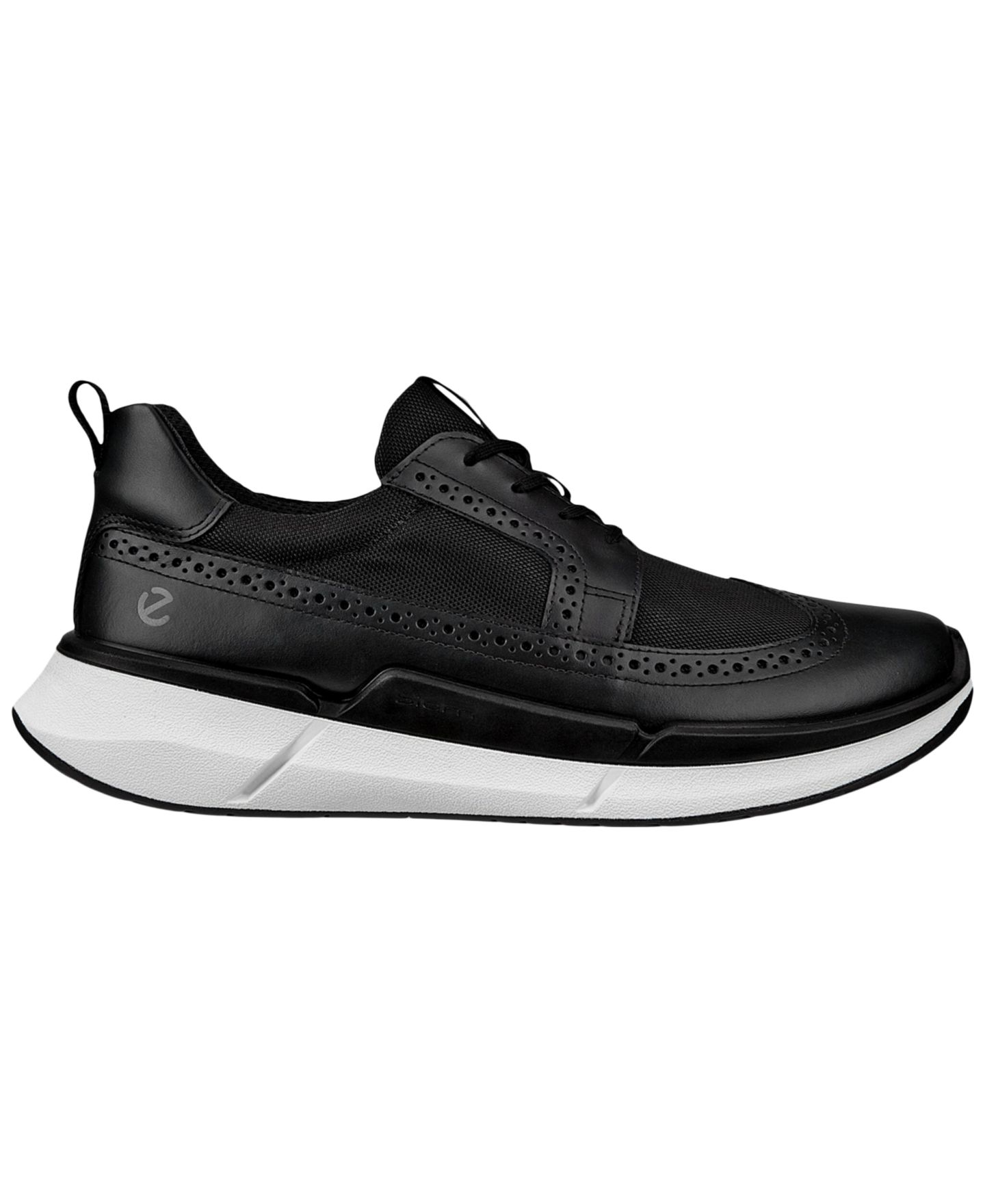 Мужские кроссовки Ecco Biom 2.2 Brogue, цвет: Чёрный — фото 2