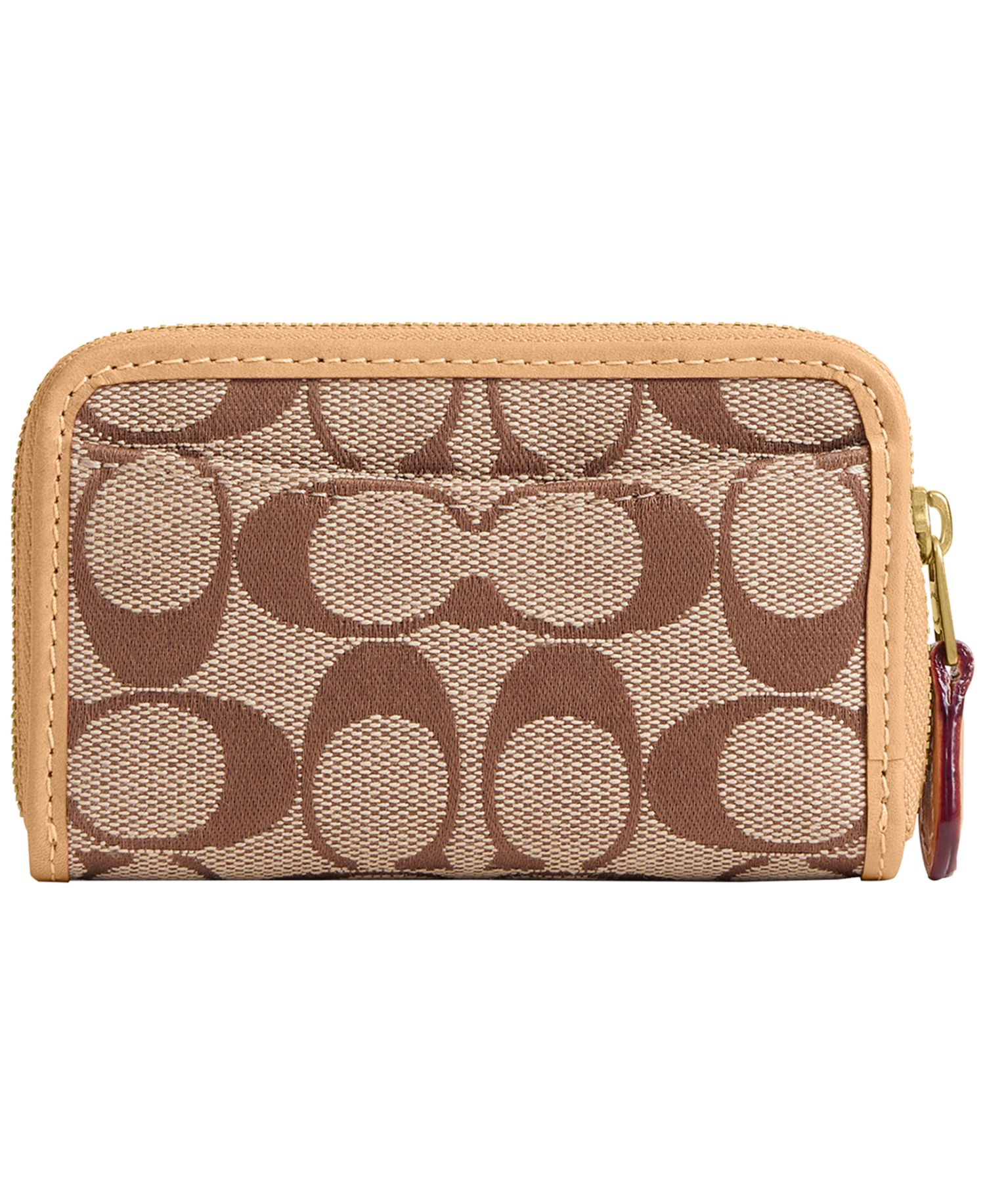 Essential Signature Jacquard Zip Around Wallet