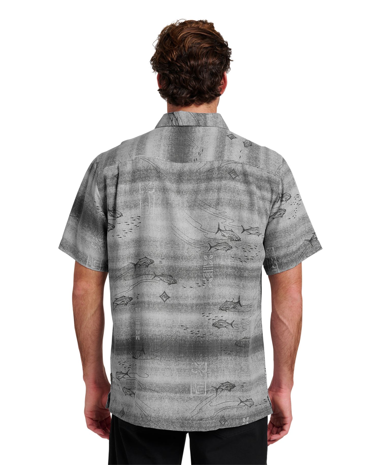 Quiksilver Men's Short-Sleeve Go Fish Shirt