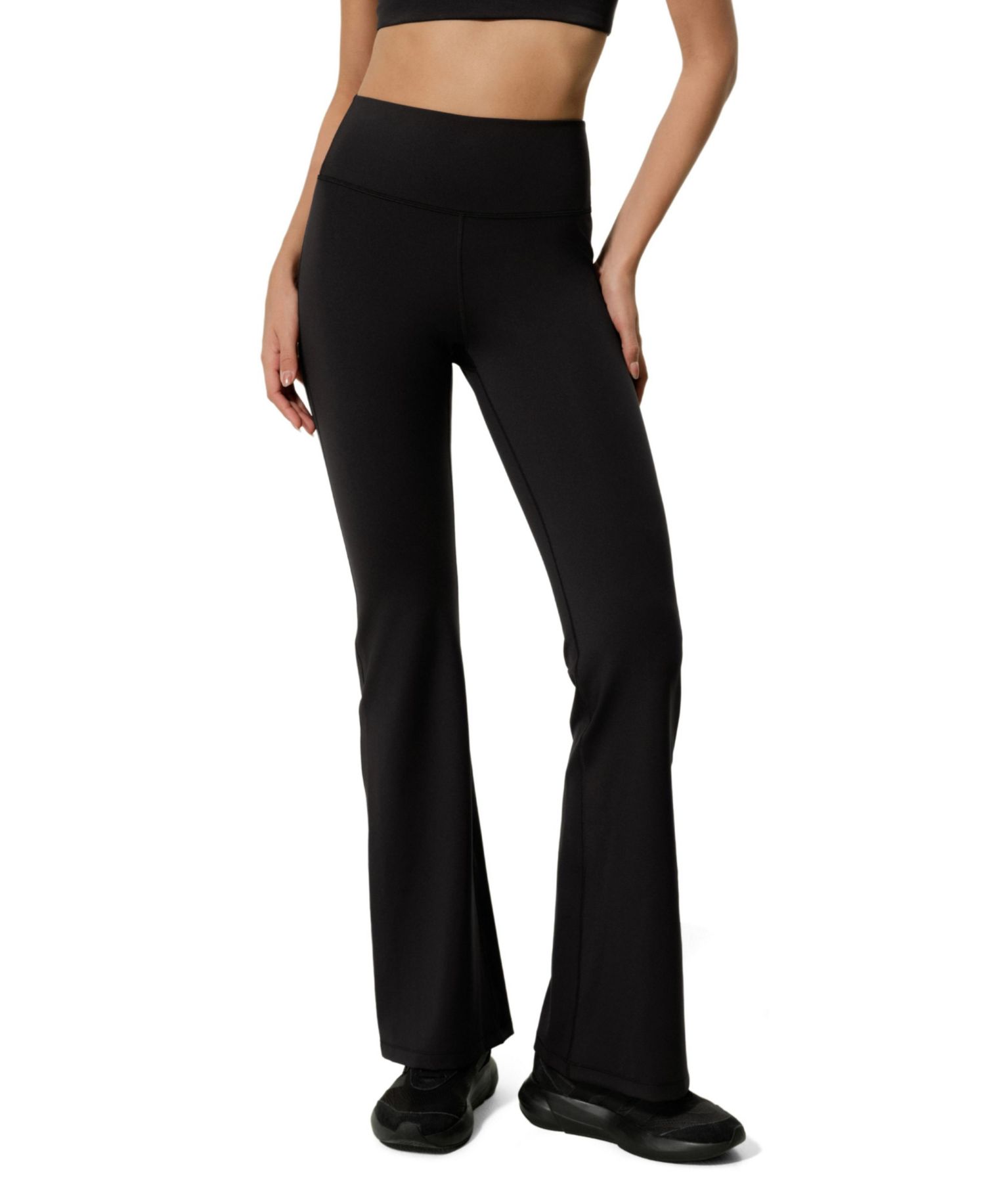 Women's Contour High Rise Flared Drape Flow Leggings