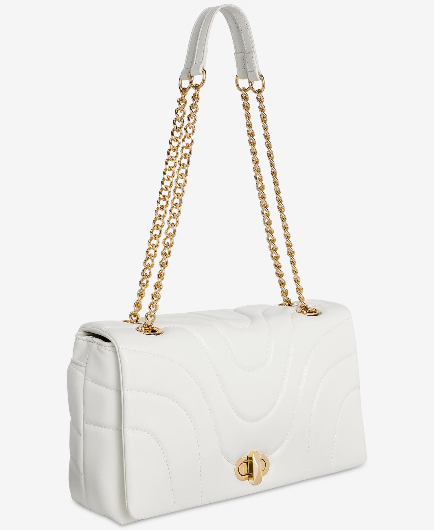Soft Ajae Wave Quilt Crossbody Handbag