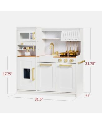 Pretend Play Kitchen with Espresso Machine