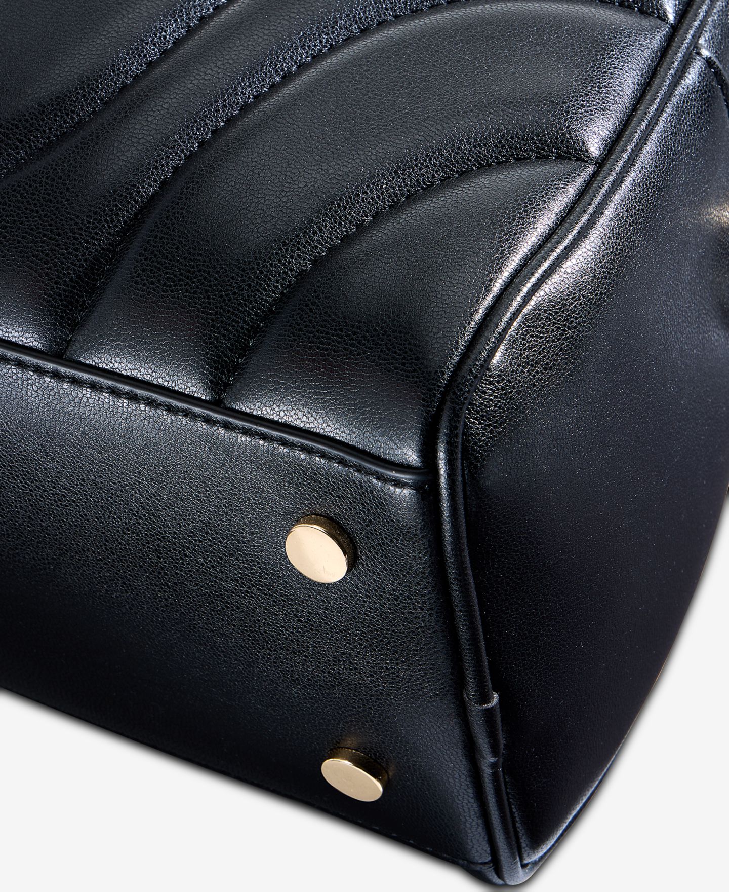 Женская сумка I.N.C. International Concepts Aydenn Bowler Wave Satchel Handbag, цвет: Чёрный — фото 6