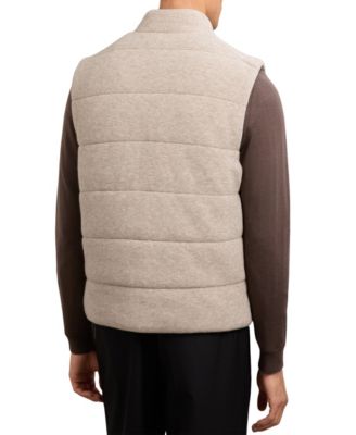 Men's Rib-Knit Zip-Through Gilet