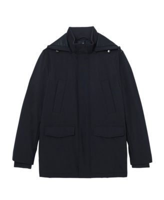 Men's Hooded Zip-Through Padded Coat