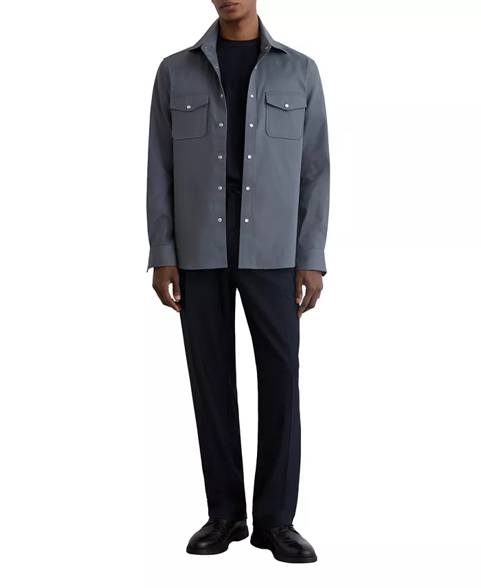 Men's Mcrae Cotton-Twill Twin-Pocket Stretch Overshirt - thumbnail 9