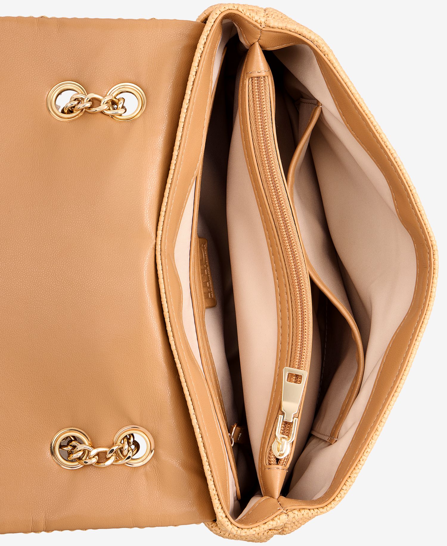 Soft Ajae 3D Floral Straw Crossbody Handbag