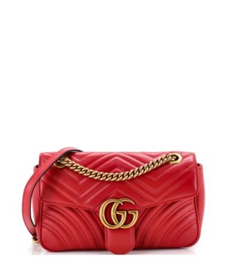 Small GG Marmont Flap Bag Matelasse Leather