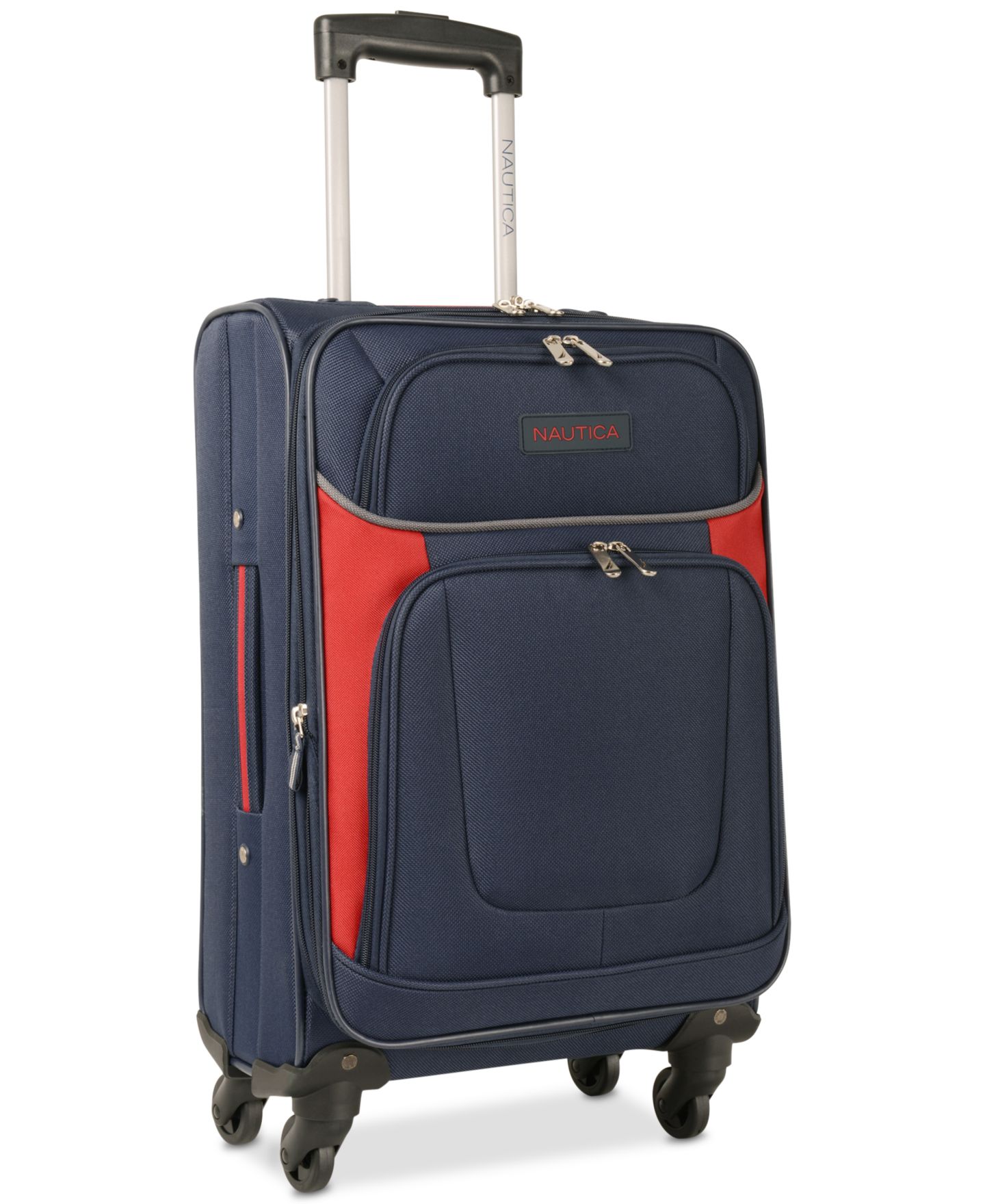Чемоданы Nautica Oceanview 5-Piece Luggage Set, цвет: Тёмно-синий / Красный — фото 7