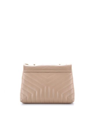 Medium Loulou Shoulder Bag Matelasse Chevron Leather