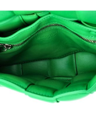 Small Cassette Crossbody Bag Padded Maxi Intrecciato Leather