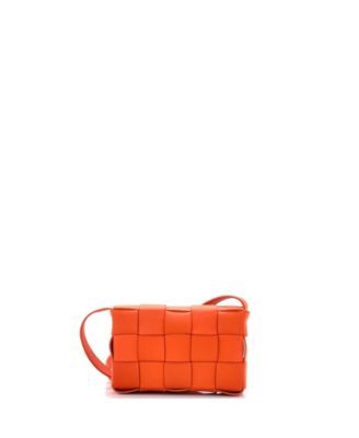 Small Cassette Crossbody Bag Maxi Intrecciato Leather