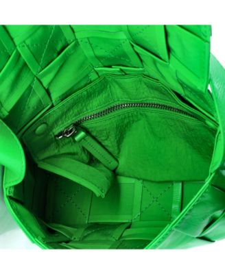 Small Cassette Crossbody Bag Maxi Intrecciato Leather