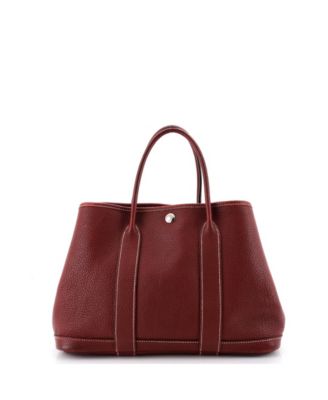30 Garden Party Tote Leather