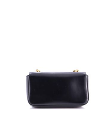 Small Triomphe Chain Shoulder Bag Leather