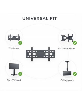 Outdoor TV Cover for 52-55" TVs, 600D Waterproof Weatherproof Protector with Zipper and Remote Pocket, American Flag