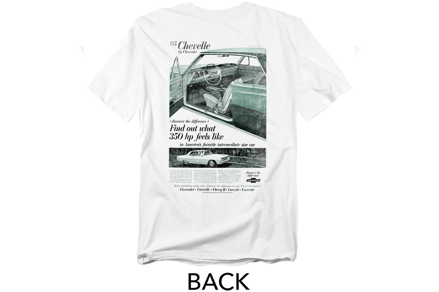 Men's Chevrolet Chevelle Ad Front Back T-Shirt