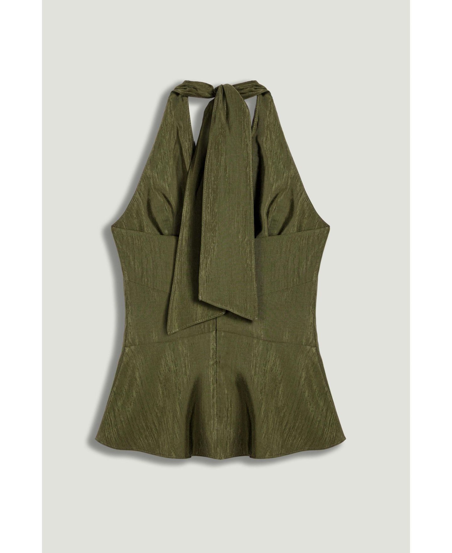 Женский топ NOCTURNE Halter Neck Peplum — фото 8