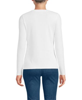 Women's Long Sleeve Micro Rib Button Through Cardigan