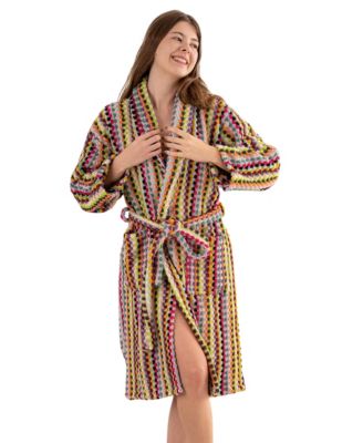 Women's Plush Cotton Confetti Robe