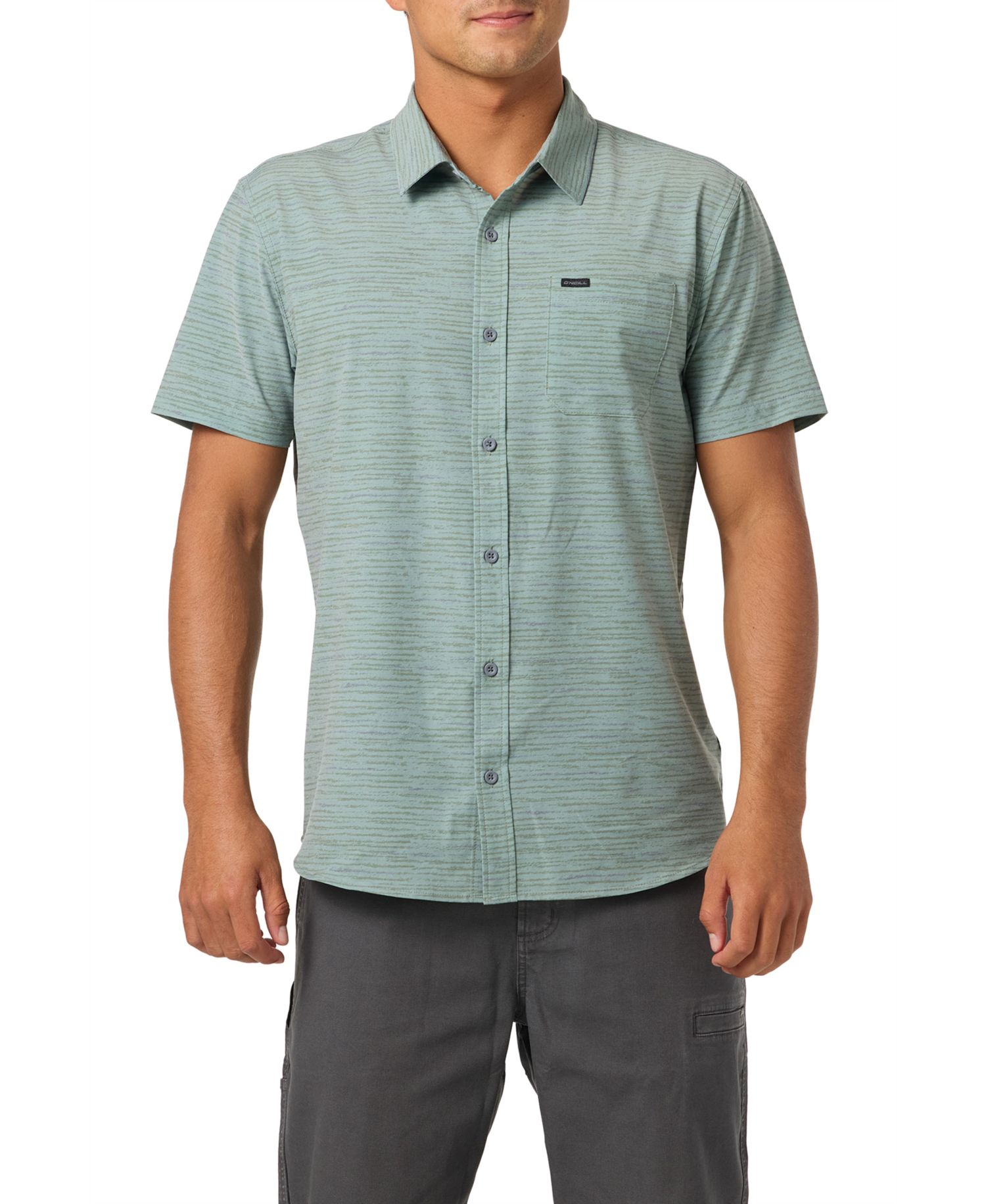 Men's TRVLR UPF Traverse Stripe Short Sleeve Shirt