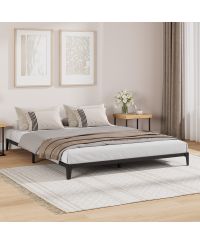 Bed Frame, Metal Platform Bed Frame, Heavy Duty Noise Free Bed Frame with Metal Slat Support and Strong Bearing Capacity, No Box Spring Needed