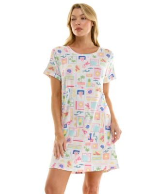 Women's Short-Sleeve Sleep Shirt